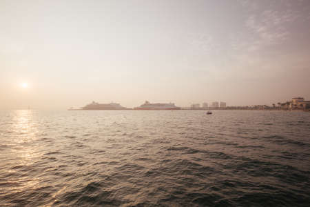 East Gippsland Bushfire Smoke over Melbourneの写真素材