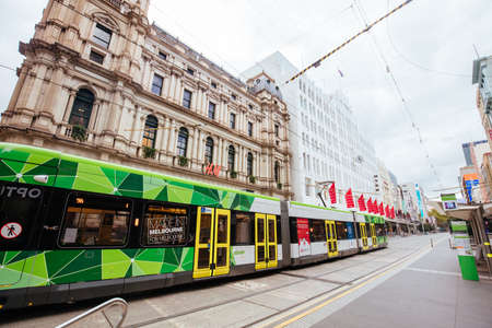 Quiet Melbourne Streets and Landmarks During Coronavirus Pandemicのeditorial素材