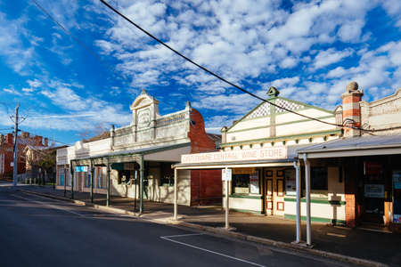 Castlemaine Shops and Streetのeditorial素材