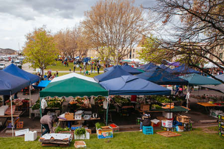 Salamanca Market in Tasmania Australiaのeditorial素材