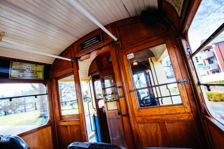 Christchurch Tramway in New Zealandのeditorial素材