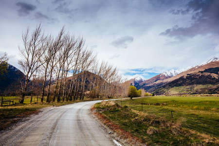 Landscape around Glenorchy and Paradise in New Zealand