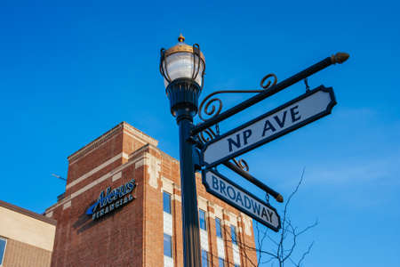 Fargo Street Signage in USA