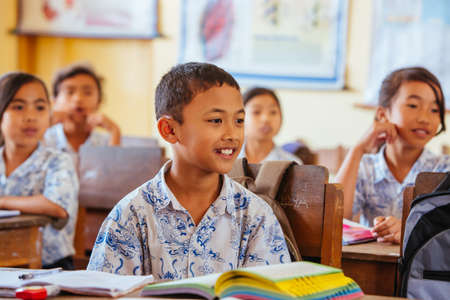 Balinese School Children in Indonesiaのeditorial素材