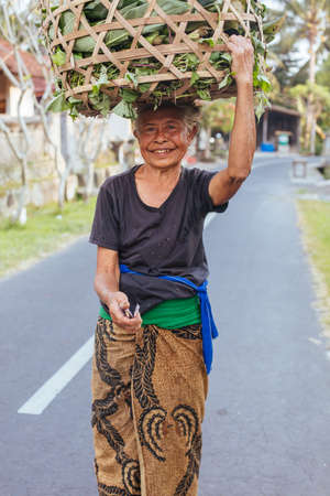 Balinese Female Workerのeditorial素材