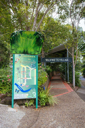 Kuranda Township in Queensland Australiaのeditorial素材