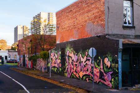 Street Art in Fitzroy Melbourne Australia