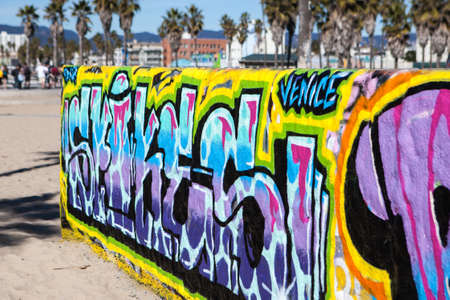 Venice Beach by Day in California USAのeditorial素材