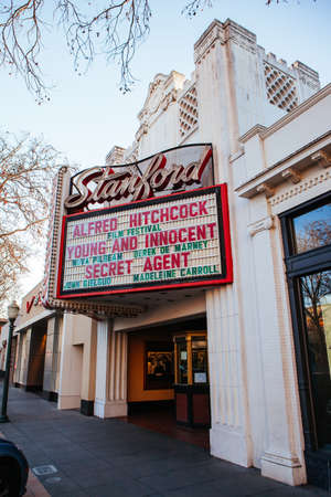 Stanford Theater in Palo Alto USAのeditorial素材