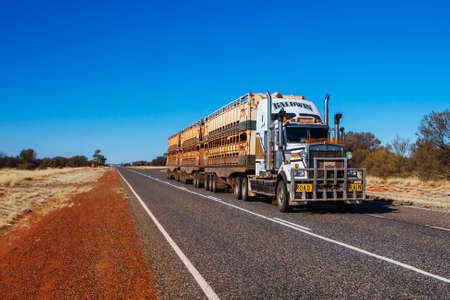 Australian Road Train in Northern Territoryのeditorial素材
