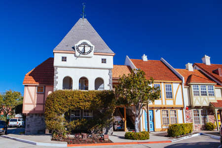 Town of Solvang in California USAのeditorial素材