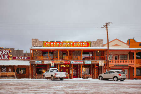 Town of Cloudcroft in New Mexico USAのeditorial素材