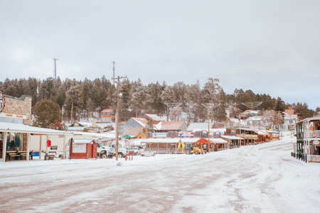 Town of Cloudcroft in New Mexico USAのeditorial素材