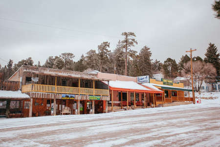 Town of Cloudcroft in New Mexico USAのeditorial素材