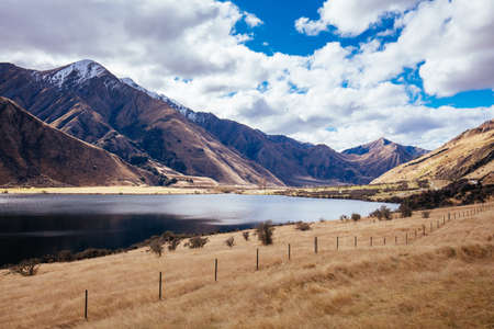 Moke Lake Near Queenstown in New Zealand