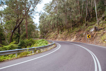 Winding Australian Road near Bega