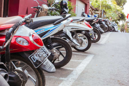 Ubud Street Scene in Bali Indonesiaのeditorial素材