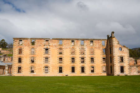Port Arthur Penitentiary Building Tasmania Australiaの写真素材