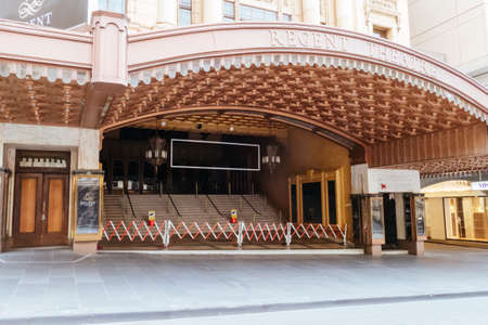 Quiet Melbourne Streets During Coronavirus Pandemicのeditorial素材