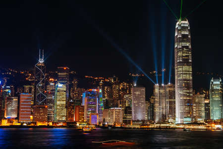 Hong Kong Skyline in Late Afternoonのeditorial素材