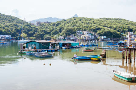 Harbour views in New Territories Hong Kongのeditorial素材