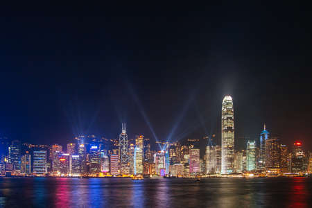 Hong Kong Skyline by NIght