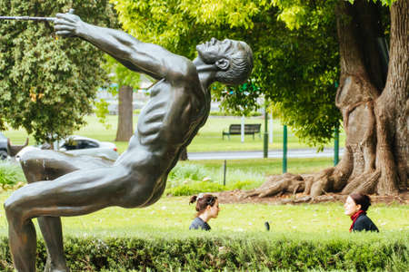 Melbourne Parks During the Coronavirus Pandemicのeditorial素材