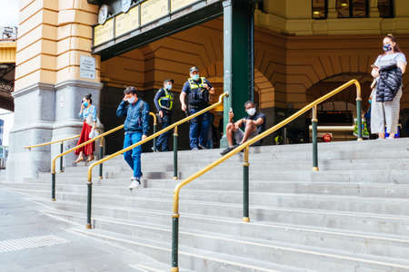 Flinders St Station During the Coronavirus Pandemic
