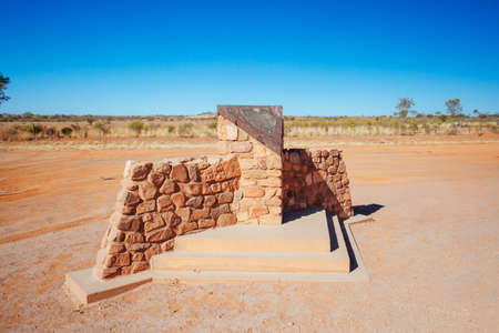 Cannonball Run Monument in Australiaの写真素材
