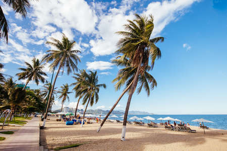 Nha Trang Main Beach in Vietnamのeditorial素材