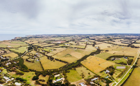 Aerial View from Flinders in Australiaの写真素材