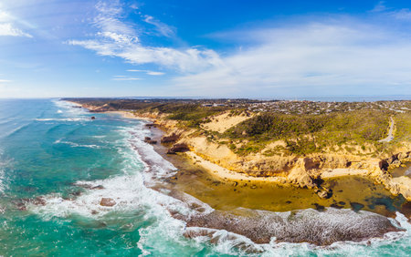 St Pauls Beach near Sorrento Australiaの写真素材
