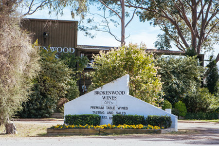 Brokenwood Winery in Australiaのeditorial素材