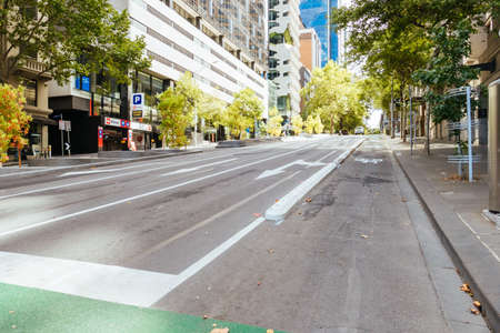 Melbourne in Lockdown During Coronavirus Pandemic