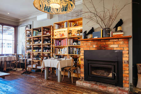 Rural Town of Trentham in Victoria Australiaのeditorial素材