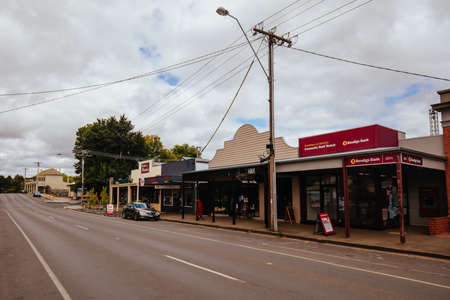 Rural Town of Trentham in Victoria Australiaのeditorial素材