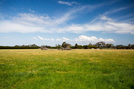 Lancefield Rural Landscape in Australiaの写真素材