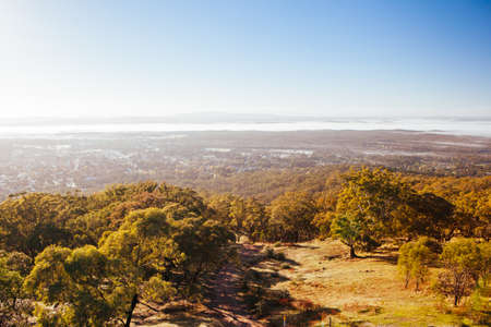 Mt Tarrengower View in Australiaの写真素材