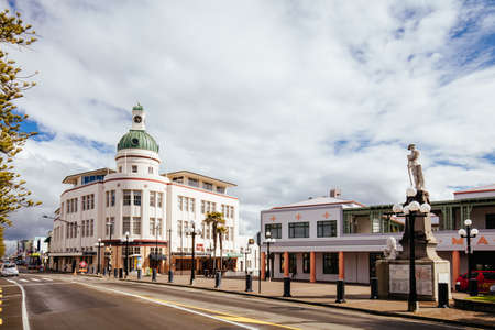 Napier Architecture in New Zealandの写真素材