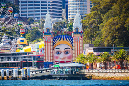Luna Park in Sydney Australiaのeditorial素材