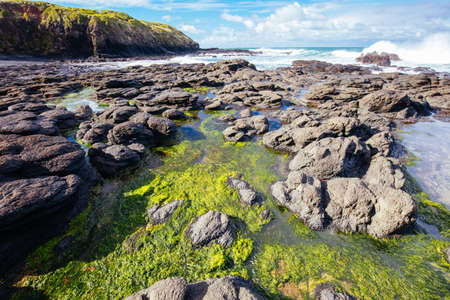 Views of Flinders Blowhole in Victoria Australia