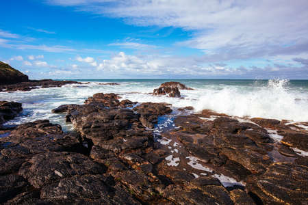 Views of Flinders Blowhole in Victoria Australia