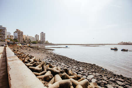 Haji Ali Bay in Mumbai Indiaの写真素材