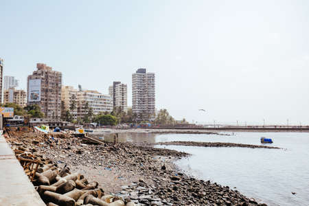 Haji Ali Bay in Mumbai Indiaの写真素材