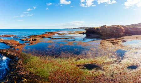 Monforts Beach in Blairgowrie Australiaの写真素材