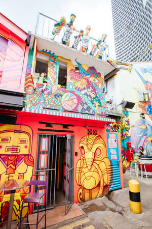 Haji Lane and Arab District in Singaporeのeditorial素材