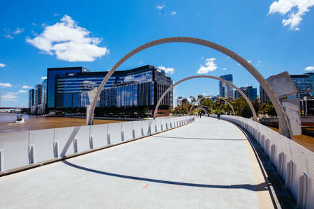 Webb Bridge in Melbourne Australiaの写真素材