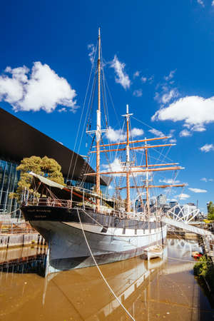 Polly Woodside Boat in Melbourne Australiaのeditorial素材