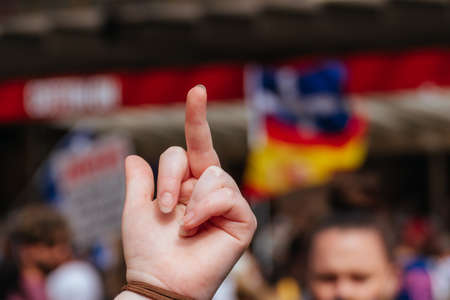 Australians Protest As Part Of "World Wide Rally For Freedom" Against Mandatory COVID-19 Vaccinesのeditorial素材