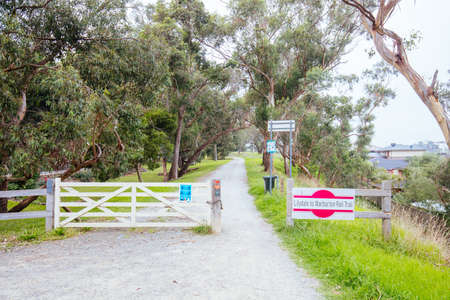 Lilydale to Warburton Rail Trail in Australiaの写真素材